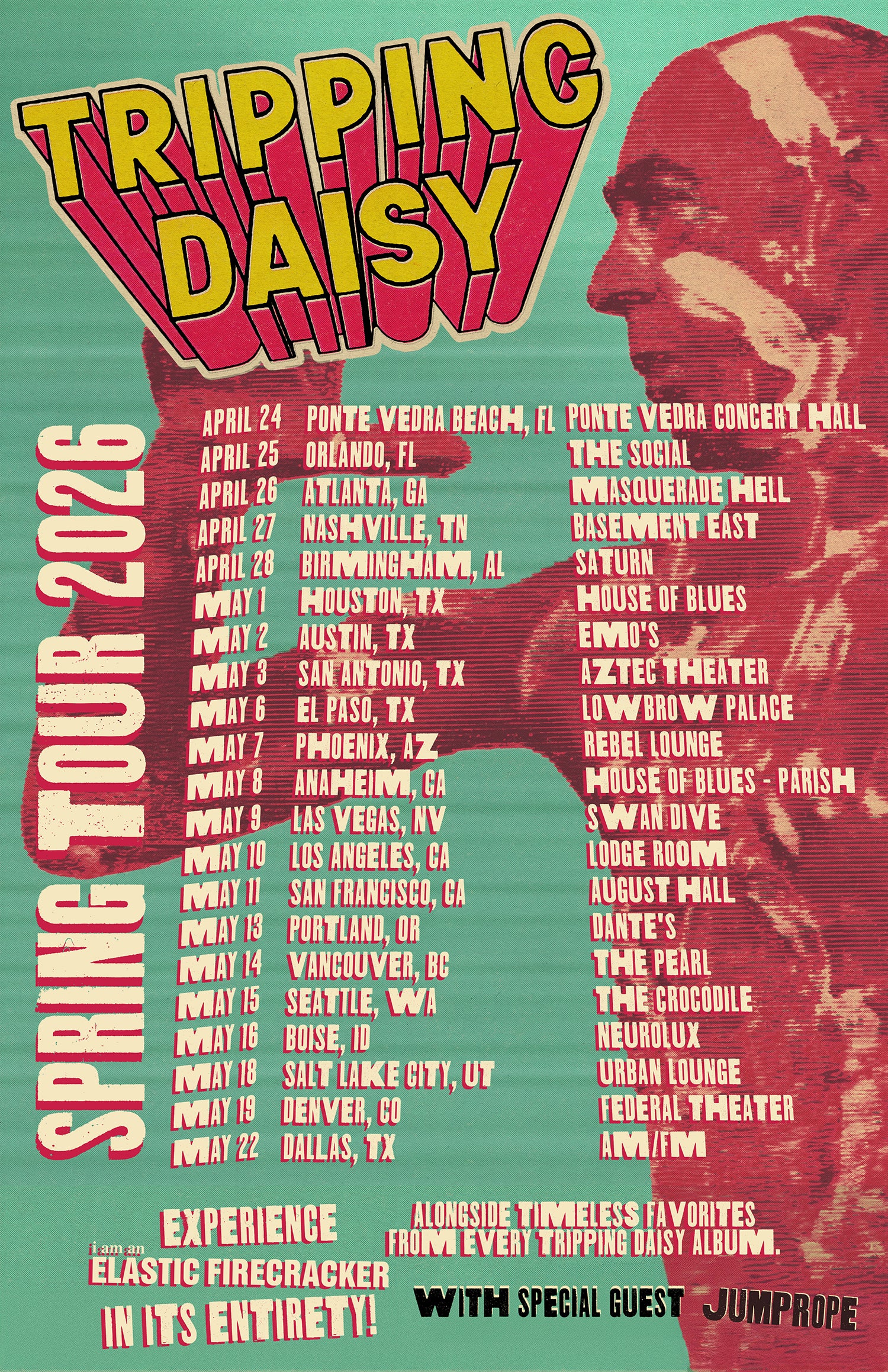 Tripping Daisy Summer Tour Poster